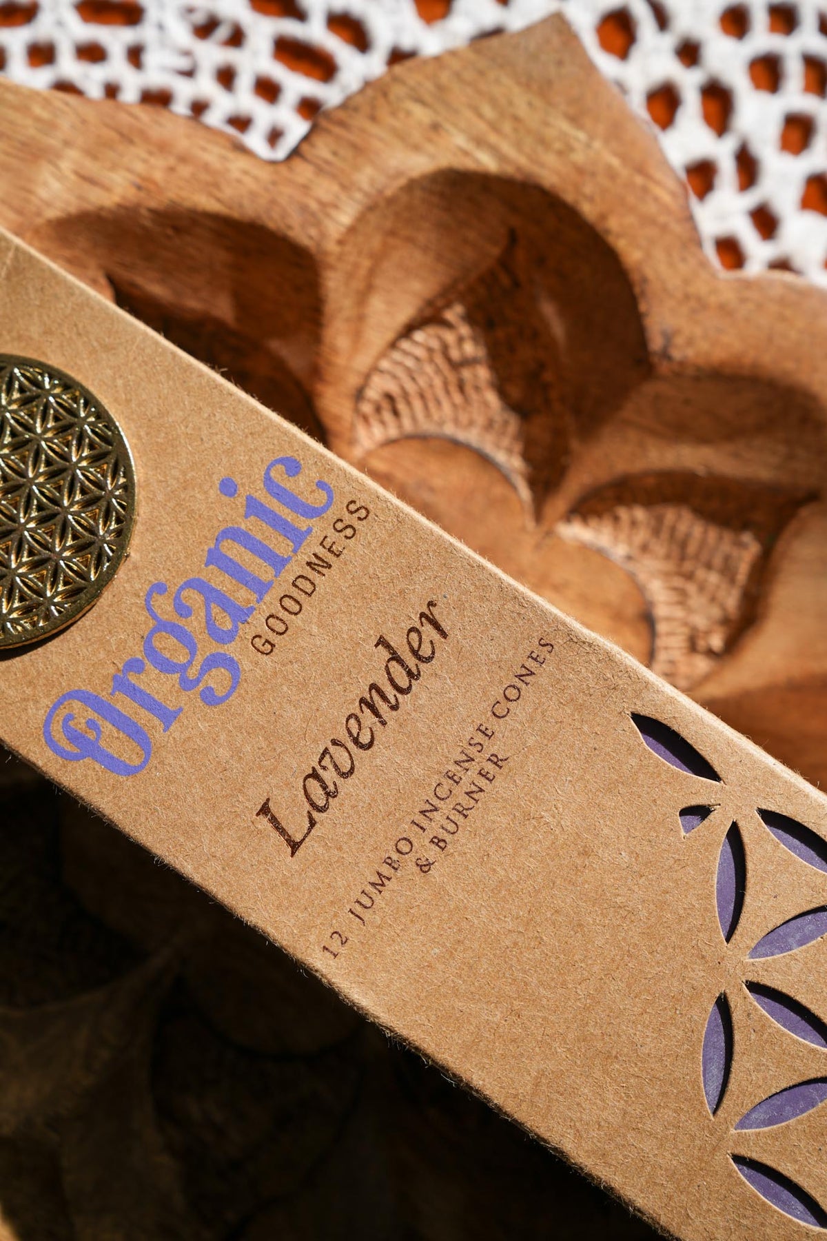 Organic Lavender Incense Cones