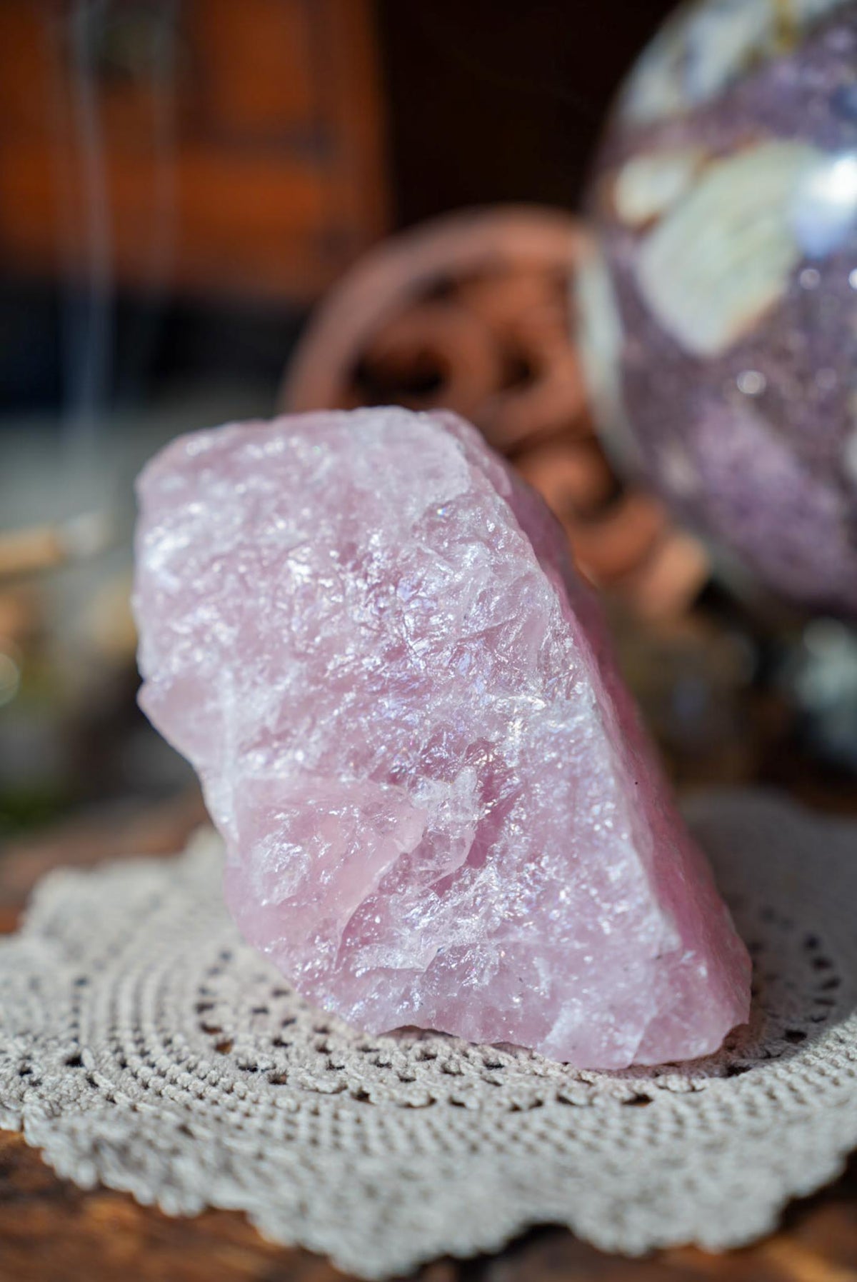 Rose Quartz Chunk