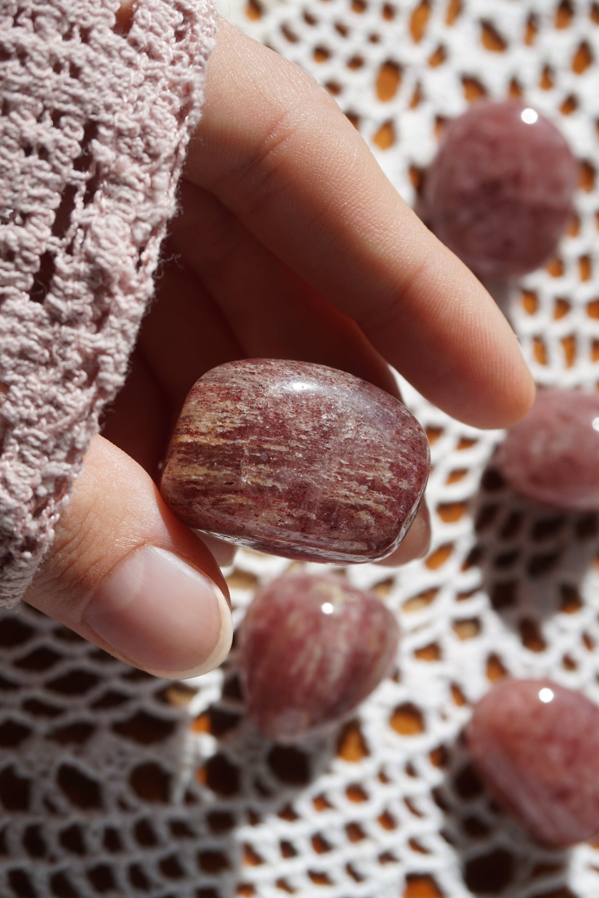 Strawberry Quartz Tumble