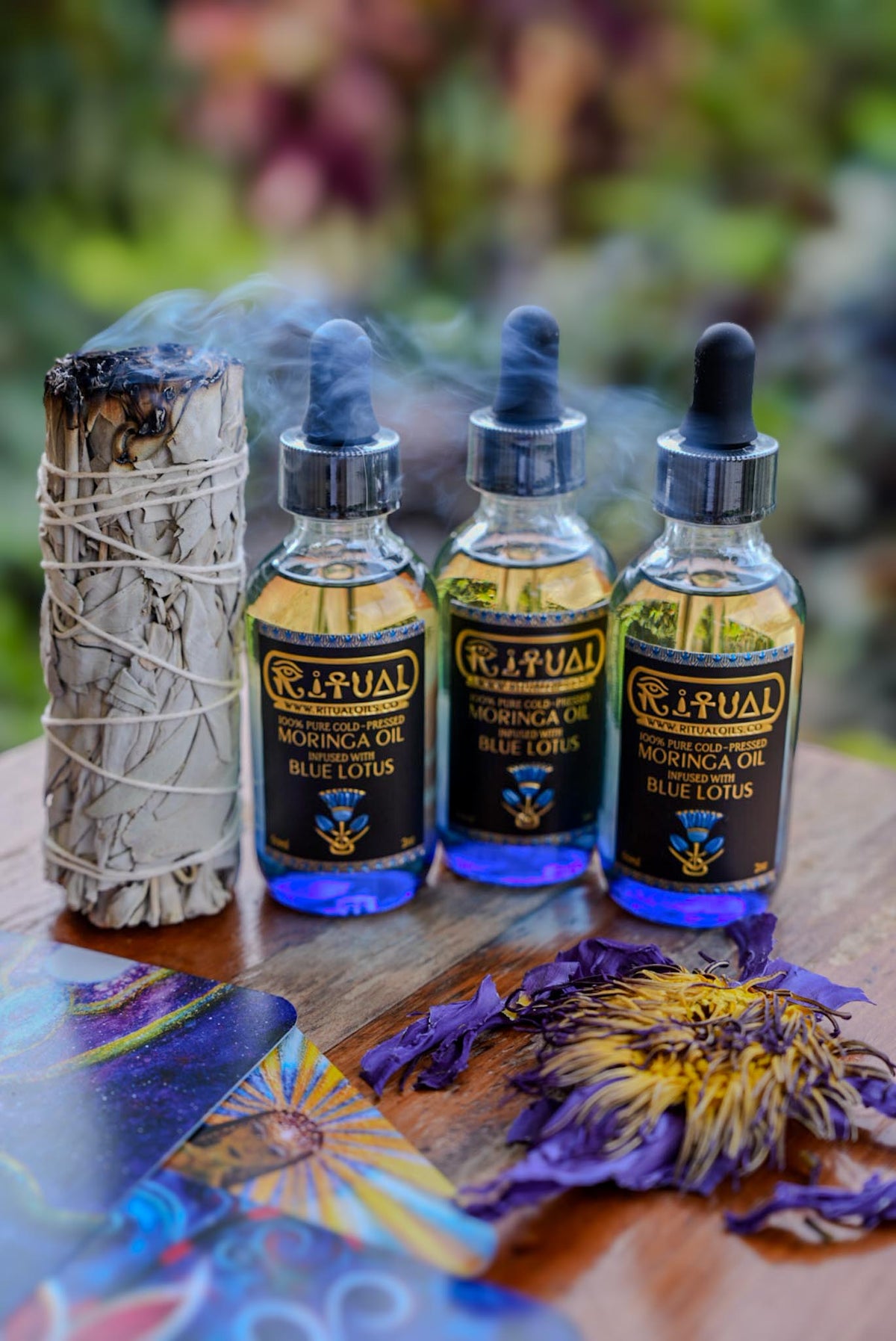 Blue Lotus & Pure Cold Pressed Moringa Ritual Oil Facial & Body