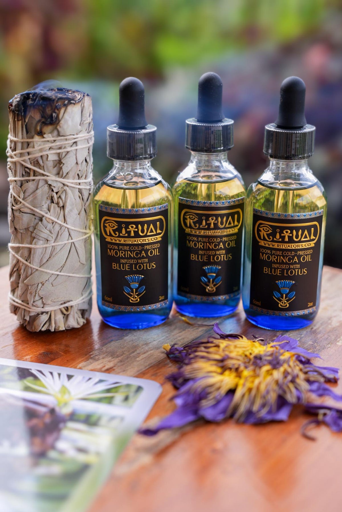 Blue Lotus & Pure Cold Pressed Moringa Ritual Oil Facial & Body