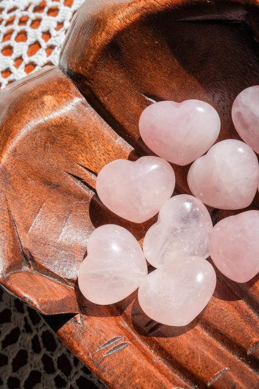 Rose Quartz Mini Heart