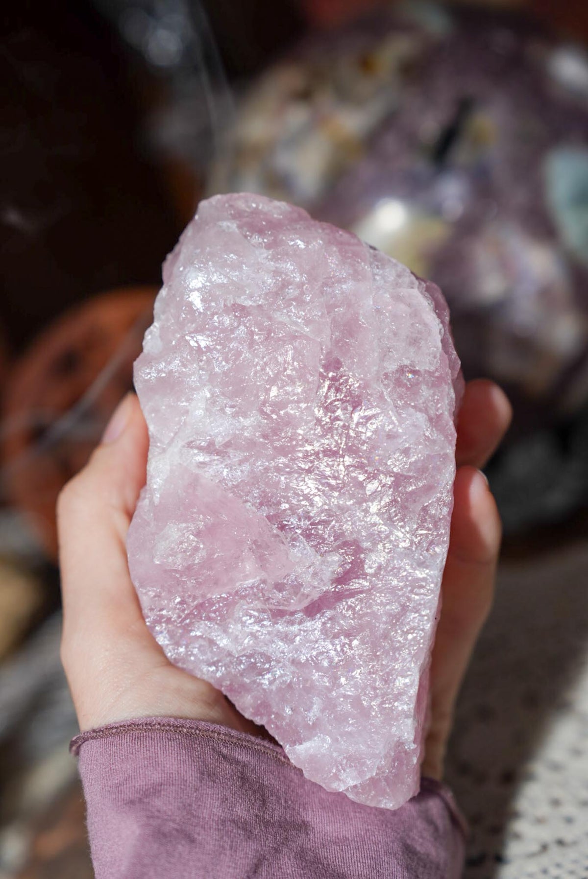 Rose Quartz Chunk