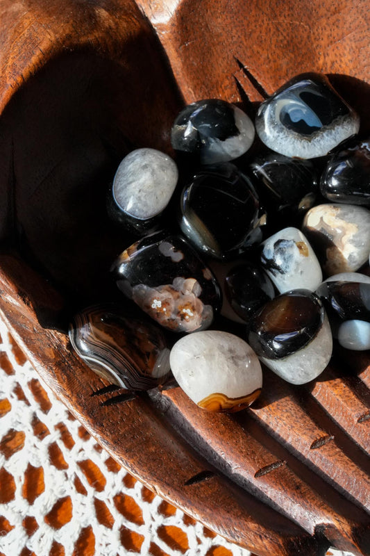 Black Agate Tumble
