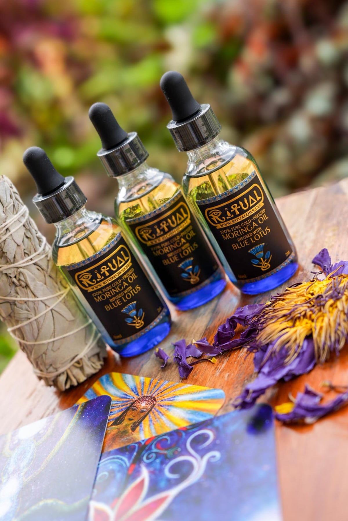Blue Lotus & Pure Cold Pressed Moringa Ritual Oil Facial & Body
