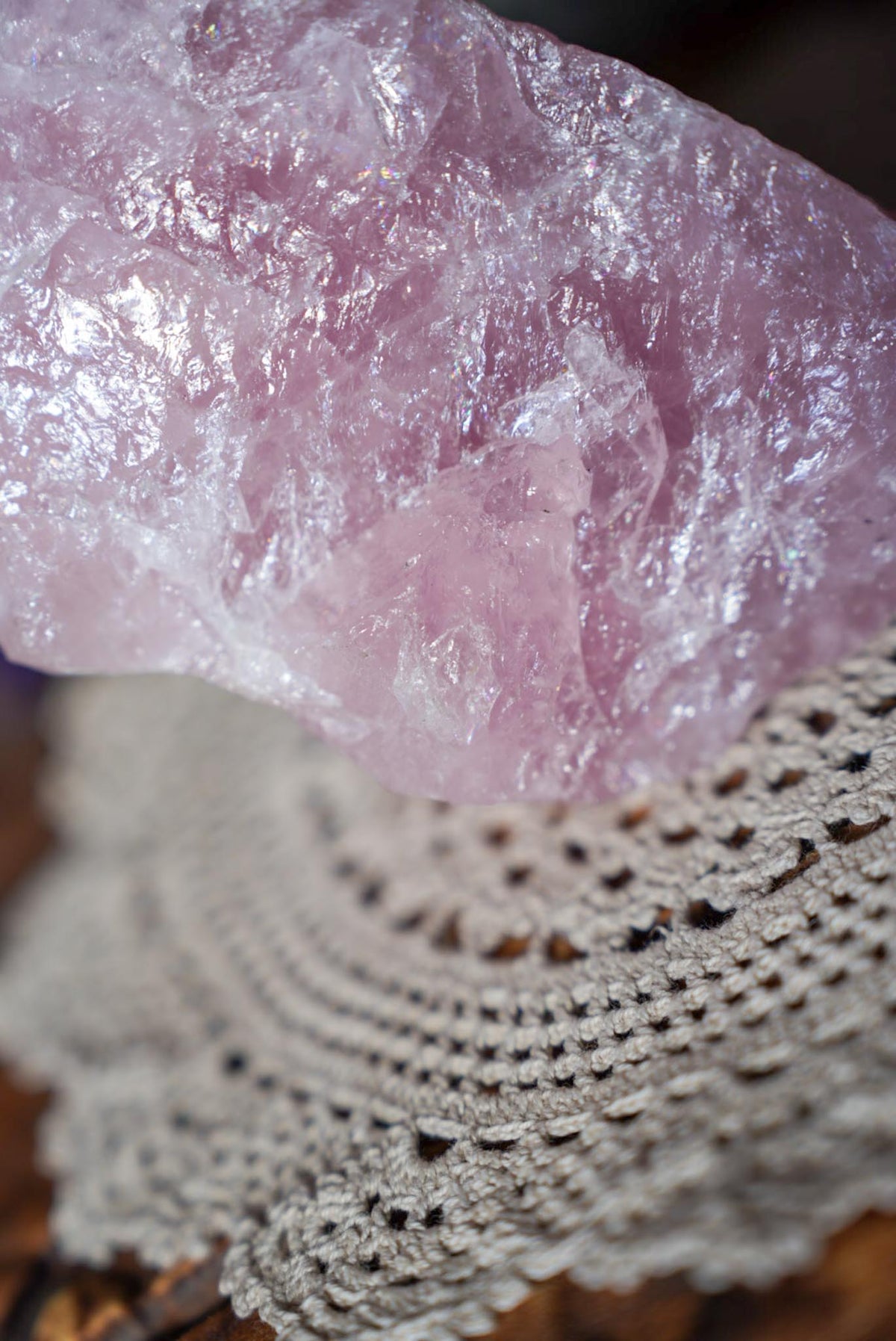 Rose Quartz Chunk