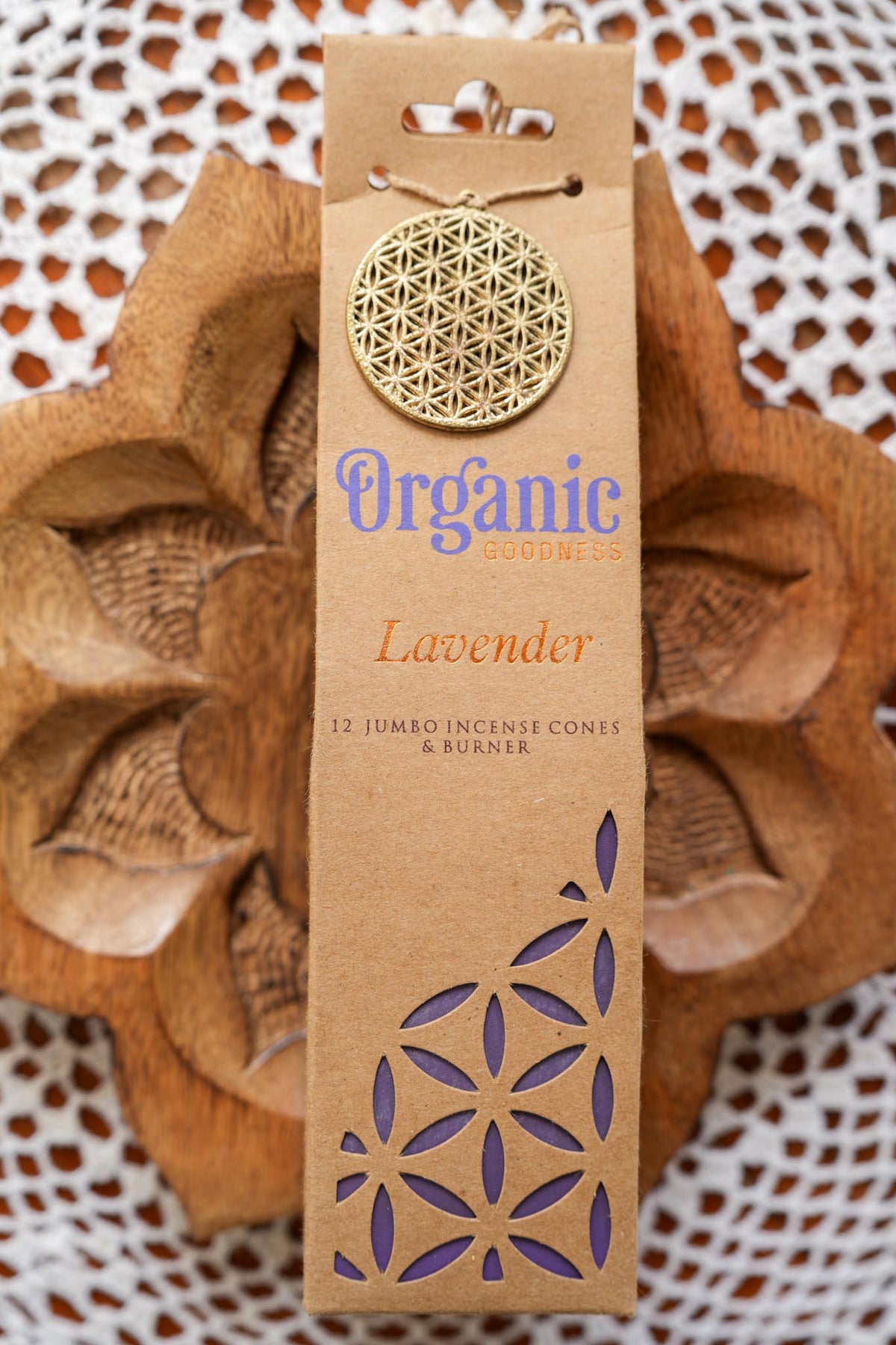 Organic Lavender Incense Cones