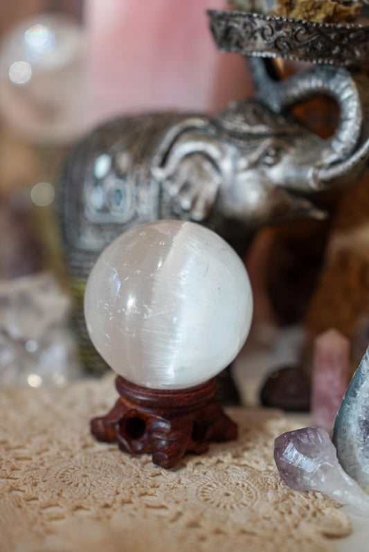 Selenite Sphere