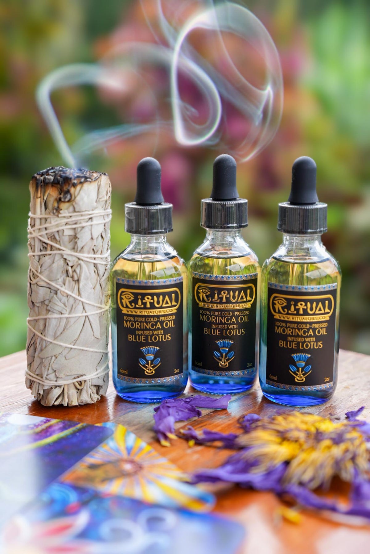 Blue Lotus & Pure Cold Pressed Moringa Ritual Oil Facial & Body