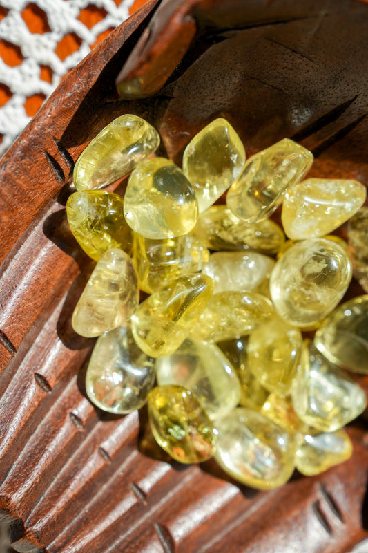 Lemon Quartz Tumble