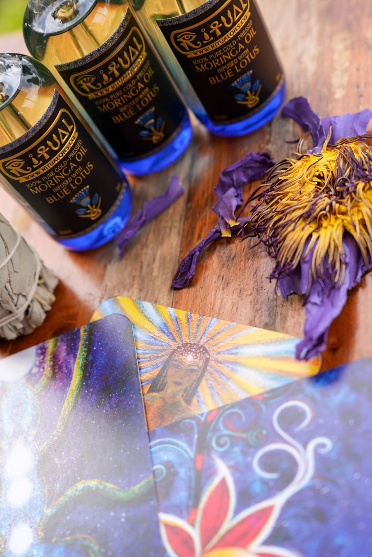 Blue Lotus & Pure Cold Pressed Moringa Ritual Oil Facial & Body