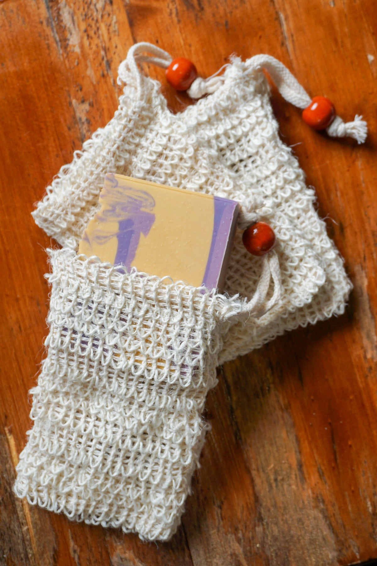Organic Sisal Soap Saver Bag