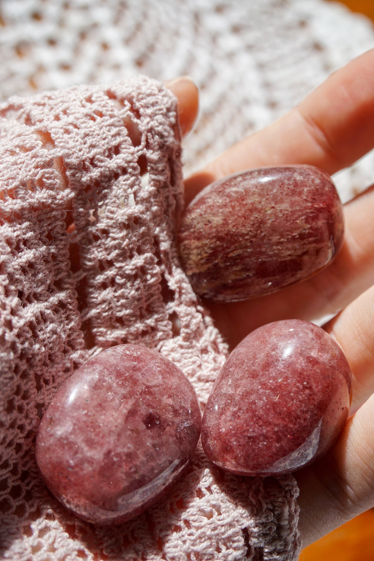 Strawberry Quartz Tumble