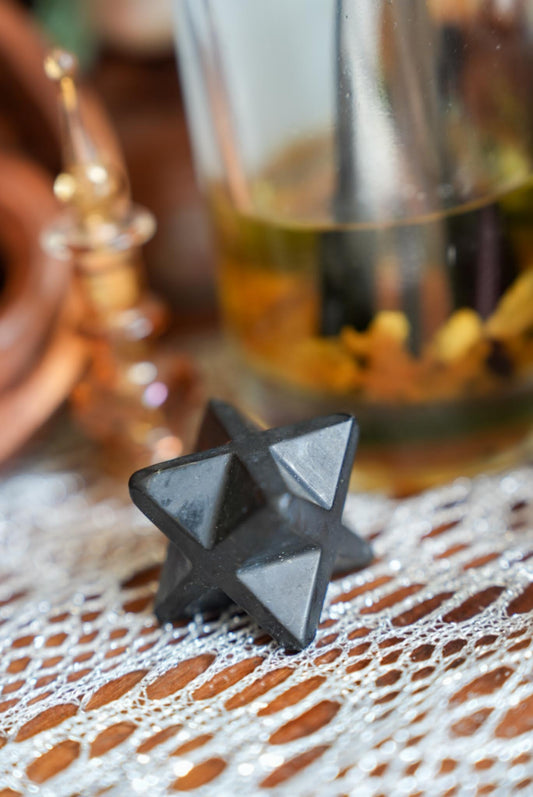 Shungite Merkaba Crystal