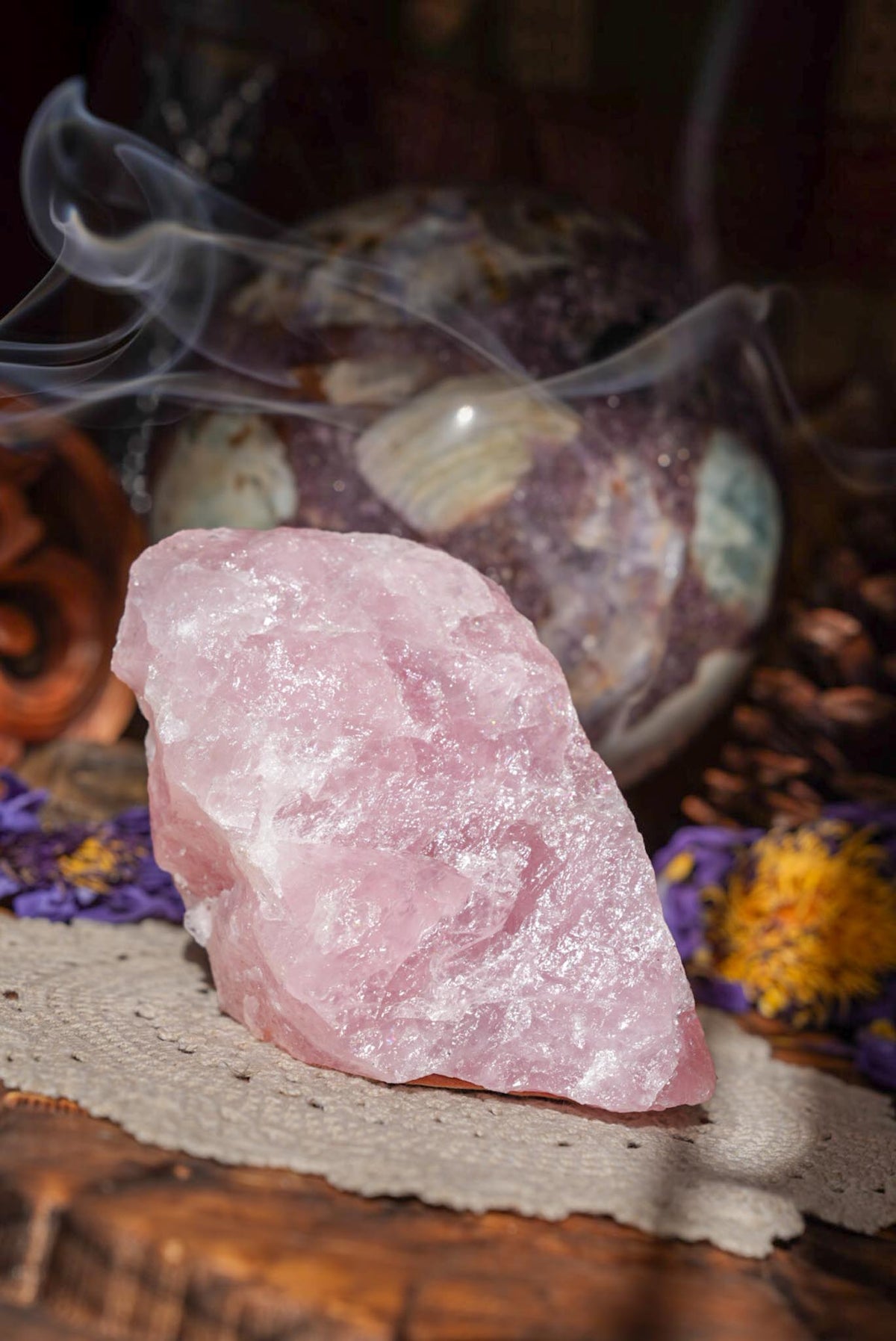 Rose Quartz Chunk